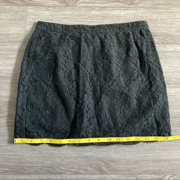 Talula Floral Lace Skirt Black - Picture 5 of 7